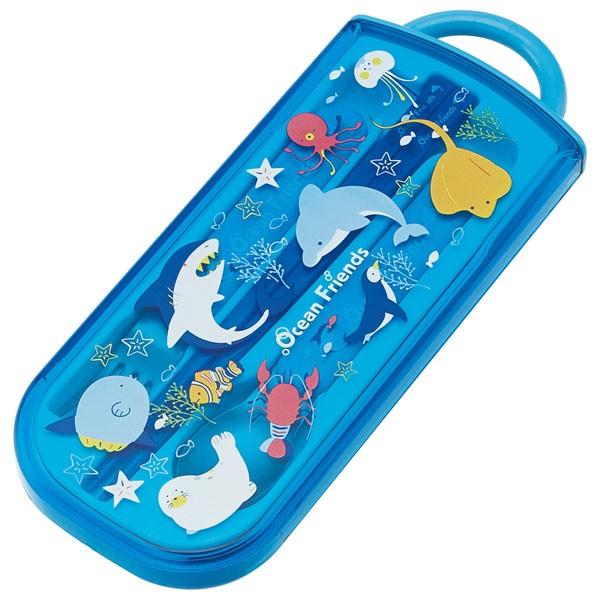 スケーター 食洗機対応 スライド式 トリオセット オーシャンフレンズ