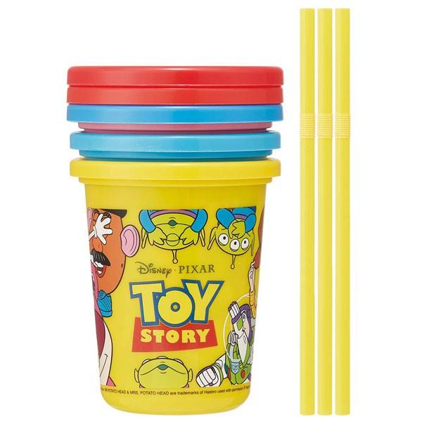 トイストーリー ストロー付き コップ ストロー付 タンブラー 3ml 3個セット トイストーリー めかくし 住マイル 通販 Yahoo ショッピング