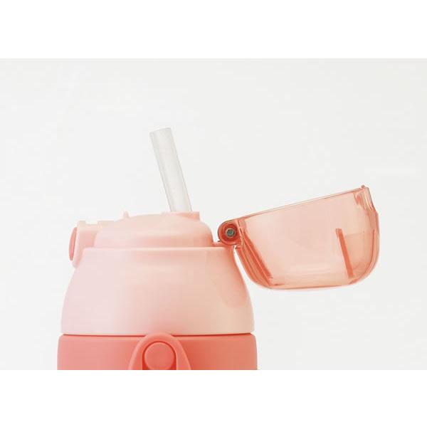 ハローキティ 3D ワンプッシュ ストローボトル 380ml おやつタイム