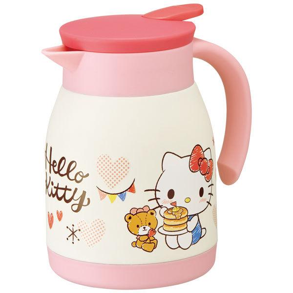 ハローキティ ステンレス 卓上ポット おやつタイム 600ml / サンリオ