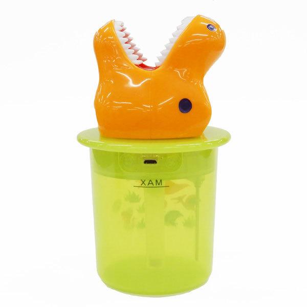 クリスタルカットLEDライト2個セット　　加湿器 光る卓上ダイカットミスト加湿器 ディノサウルス / 恐竜 コンパクト