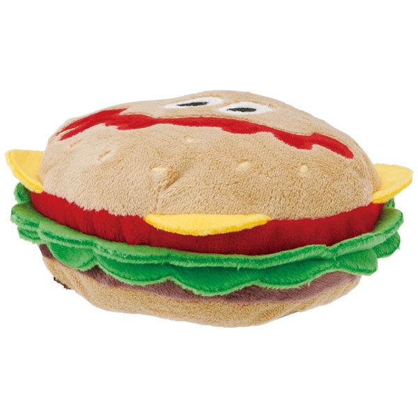 ぬいぐるみ型 リール付 パスケース バーガーコンクス バーガー