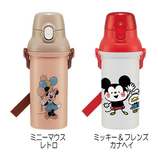 Disney（ディズニー） 抗菌 食洗機対応 直飲み プラワンタッチ ボトル