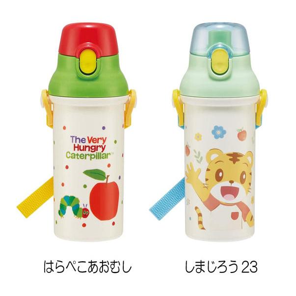 スケーター 抗菌 食洗機対応 直飲み プラワンタッチ ボトル 480ml