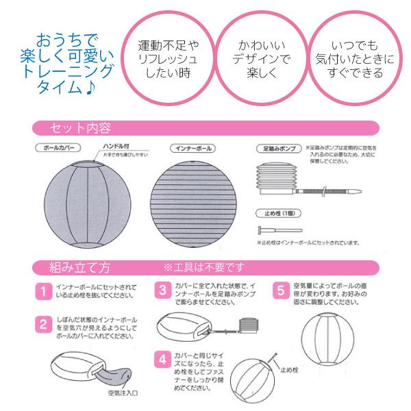 sanrio（サンリオ） カバー付きトレーニングボール 55cm 「送料無料