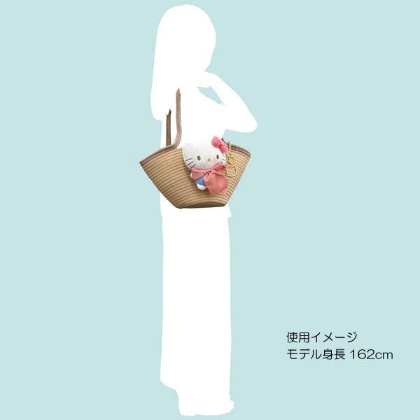 sanrio（サンリオ） ぬいぐるみ付 カゴ風バッグ 「送料無料