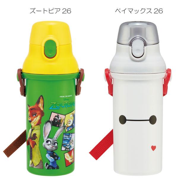 スケーター 食洗機対応 直飲み プラワンタッチボトル 480ml