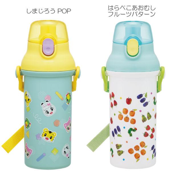 スケーター 食洗機対応 直飲み プラワンタッチボトル 480ml
