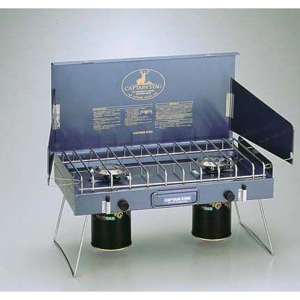 送料無料」 ステイジャーコンパクト ガスツーバーナーコンロ /M-8249