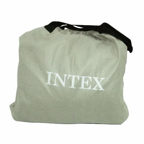 INTEX CPミッドライズエアーベッドACポンプ付き FULL［U-67767