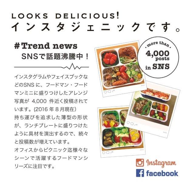 薄型弁当箱 フードマンミニ 400ml Cb 住マイル 通販 Yahoo ショッピング