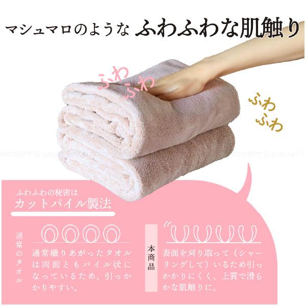 カラリデイ バスタオル 2枚組 / タオル 吸水 速乾 ふんわり やわらか