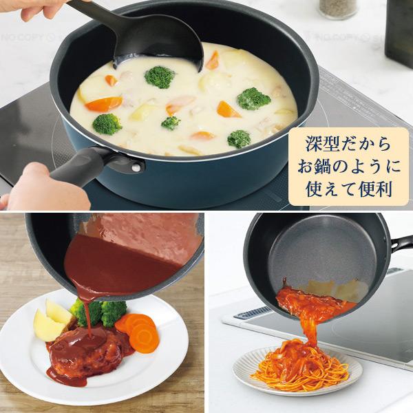 Kakusee milli-one IH対応 深型両口フライパン 22cm [ML-01