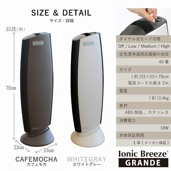 Ionic Breeze GRANDE 「送料無料」/ 空気清浄機 フィルター交換 Ionic Breeze GRANDE 「送料無料」/ 空気清浄機 フィルター交換