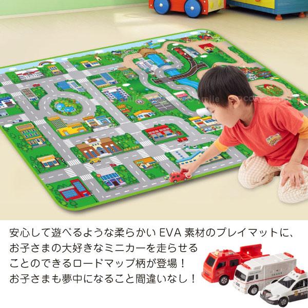 プレイマット 道路 / ジャンボプレイマット 120×175cm : 住 プレイマット 道路 / ジャンボプレイマット 120×175cm : 住