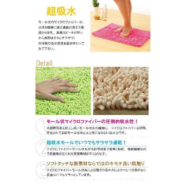 InteriorMat 「40×60cm」 お買い得2枚セット　 /  マイクロファイバーバスマット｜smile-hg｜02