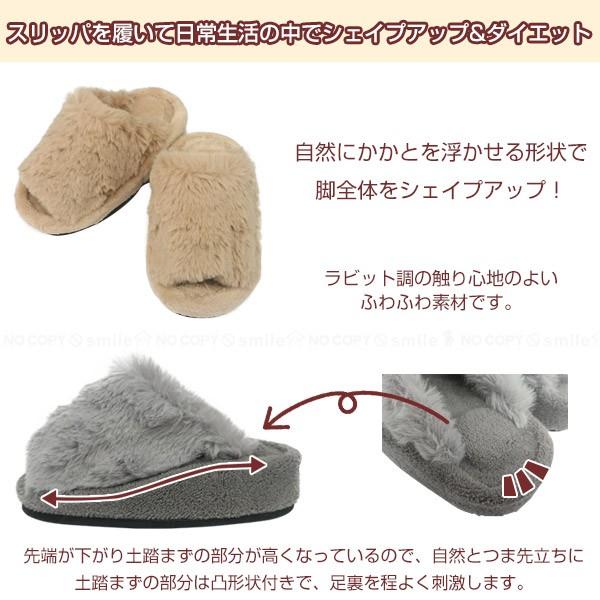 ラビット調シェイプアップ＆ダイエットスリッパ 「コンパクト便