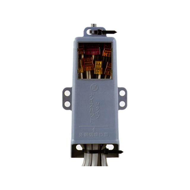 カワグチ 屋内用透明ジョイントボックス ナイスハット Mタイプ 大 10個