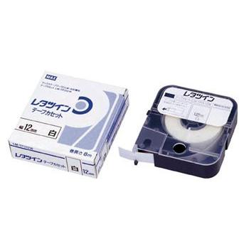 マックス（MAX） LM-TP312W 白 12mm幅/8m巻 レタツイン用テープ