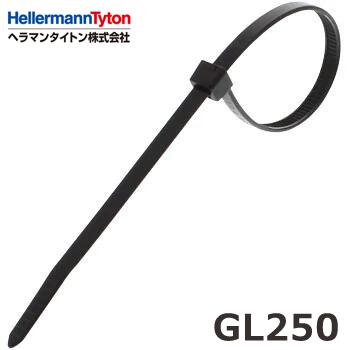 HellermannTyton（ヘラマンタイトン） GL250 ガルバロック 黒 太陽光