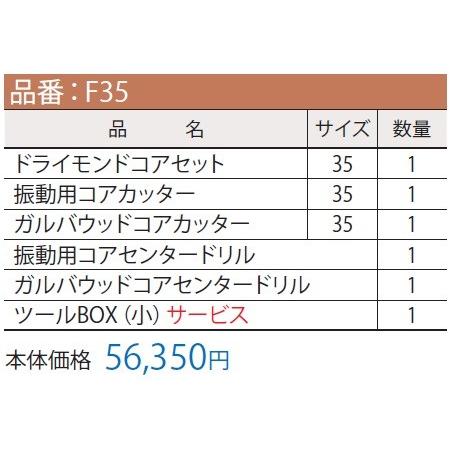 ミヤナガ F35 コア給水キットF Φ35 ストレートシャンク (70131903)