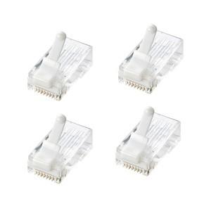 サンワサプライ ツメ折れ防止カテゴリ6RJ-45コネクタ ADT-6RJTS-100