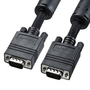 サンワサプライ ナイロンメッシュディスプレイケーブル KC-NMV100K