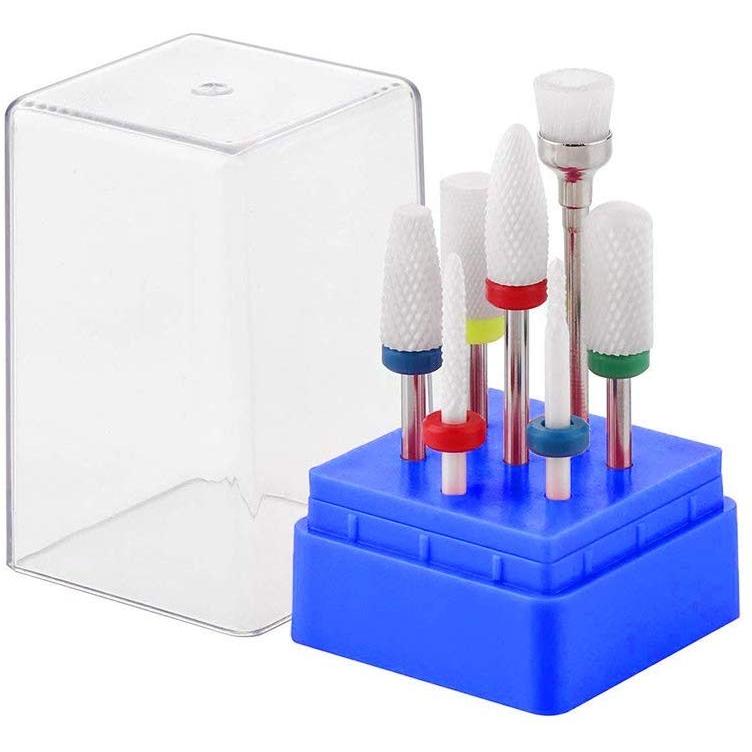 Pinkiou ネイルドリルビット ネイルアート 研削ネイルヘッド 爪磨き ネイルドリルビットセット ロータリーファイル グラインド セラミ Www Ramnurtextile Com