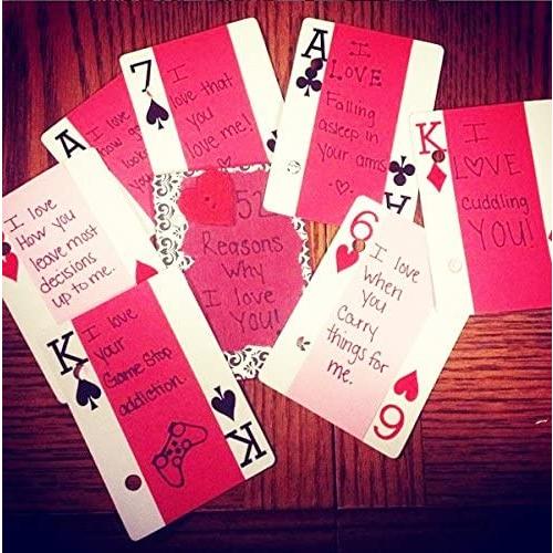 Edenトランプラブレター 用 パンチ穴加工済み トランプ 通常サイズ リング付 あなたを愛している52の理由 52 Reasons I スマイルlabo 通販 Yahoo ショッピング