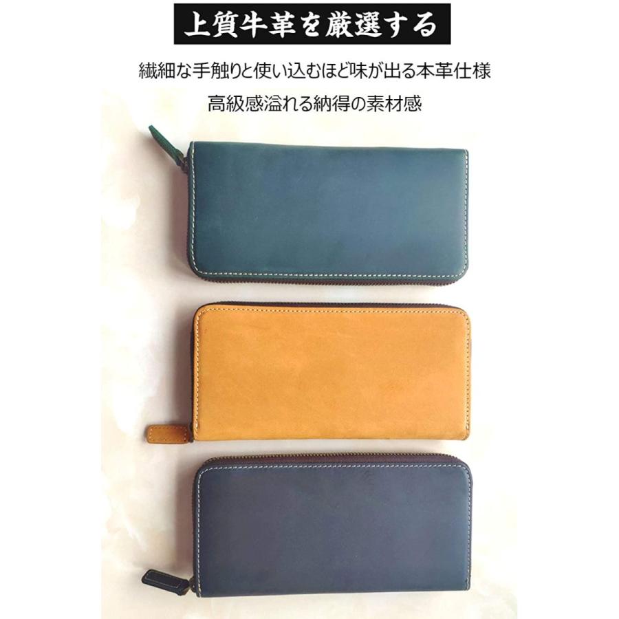 長財布 メンズ 財布 ラウンドファスナー 本革 ブランド 人気 長財布 メンズ 大容量 多機能 メンズ長財布 一流の革職人が作る メンズさい スマイルlabo 通販 Yahoo ショッピング