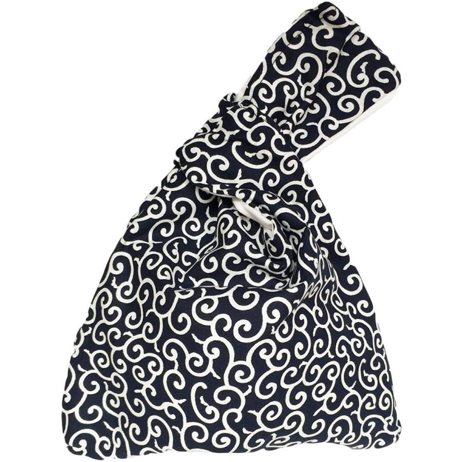 ルビタス 和 柄 ポーチ バッグ 巾着袋 バック カバン 忍者 風呂敷 渦巻き からくさ ふろしき 和装 唐草 模様 スマイルlabo 通販 Yahoo ショッピング