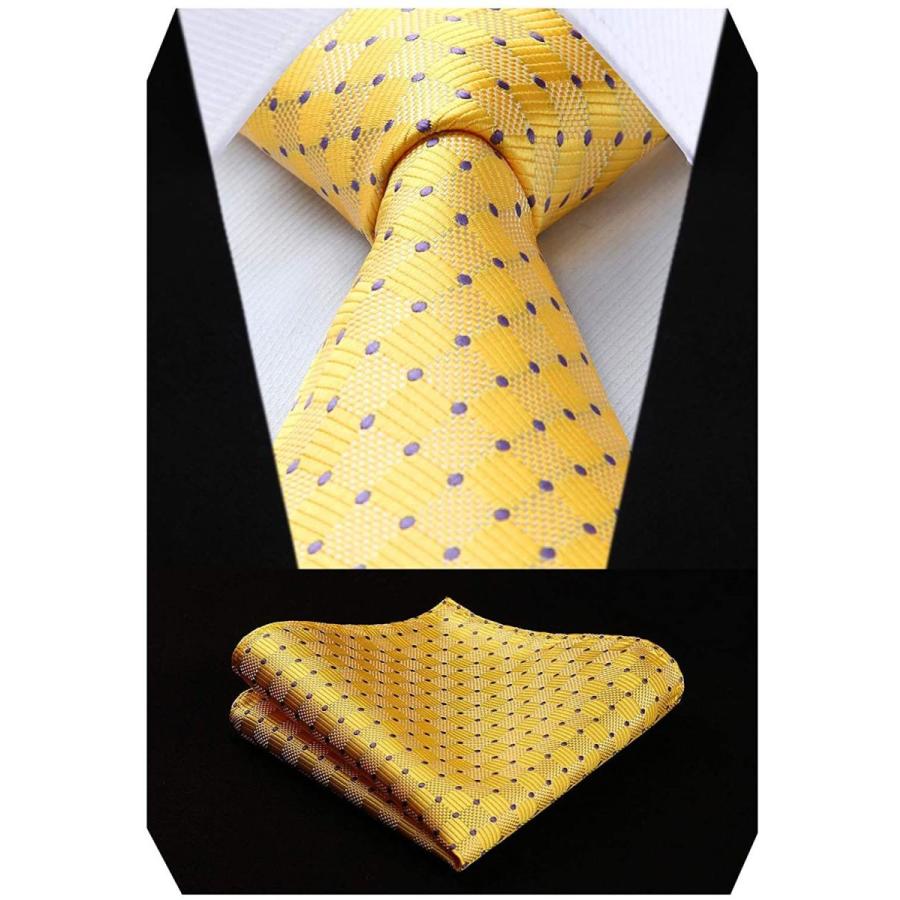 ビジネス ネクタイ セット メンズ シルク 結婚式 黄色 ネクタイ チーフ セット おしゃれ ドット柄 就活 入学式 卒業式 プレゼント T スマイルlabo 通販 Yahoo ショッピング