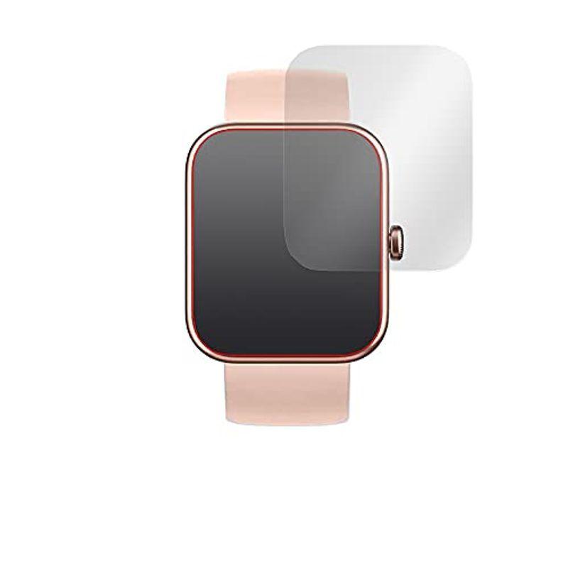 ミヤビックス YAMAY スマートウォッチ ID206 用 曲面対応 TPUフィルム 傷修復 衝撃吸収 OverLay FLEX OFYAM