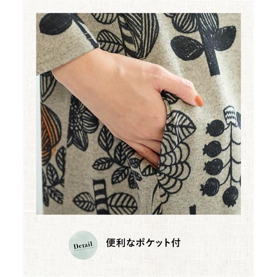 SMILELAND ワンピース 大きいサイズ BARNDOORコラボ裏起毛 SMILELAND ワンピース 大きいサイズ BARNDOORコラボ裏起毛
