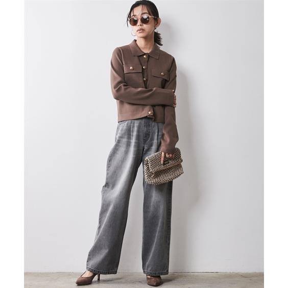 WOMEN'S ニットカーディガン グレー ゴルフ WOMEN'S ニットカーディガン グレー ゴルフ