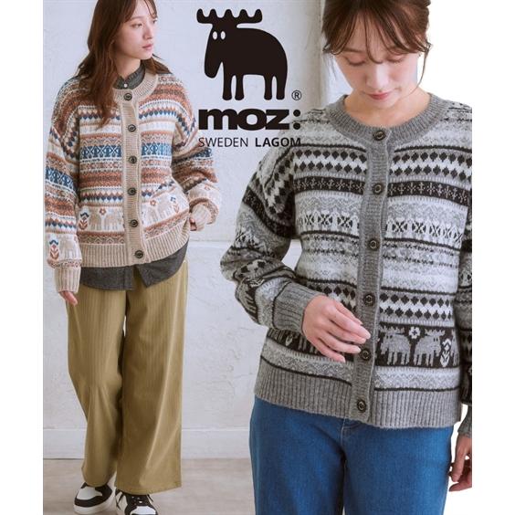 SMILELAND 大きいサイズ レディース トップス moz(モズ)ジャガード