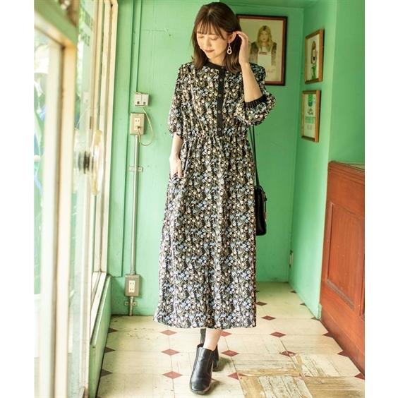 ワンピース ニッセン プチプラのあや ビンテージ花柄プリントマキシワンピース Zzy4i21d0054 Smileland Yahoo 店 通販 Yahoo ショッピング