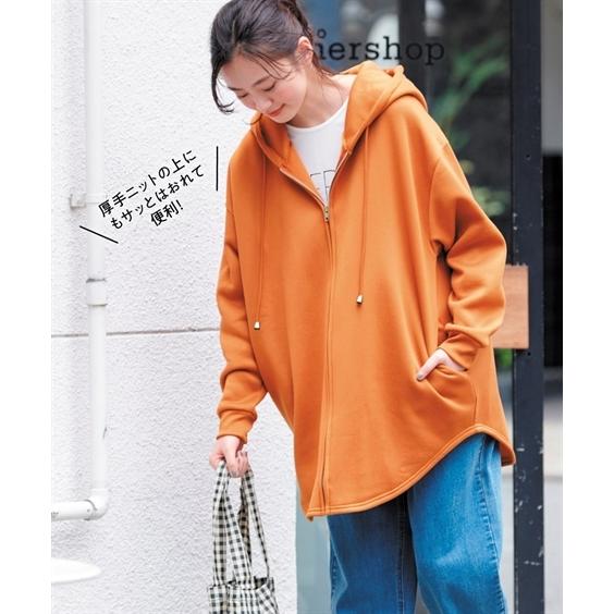 大きいサイズ 裏起毛ビッグシルエットパーカー トップス 30代 40代 50代 女性 冬 春 秋 大きいサイズ レディース|smile-land-by-nissen|03