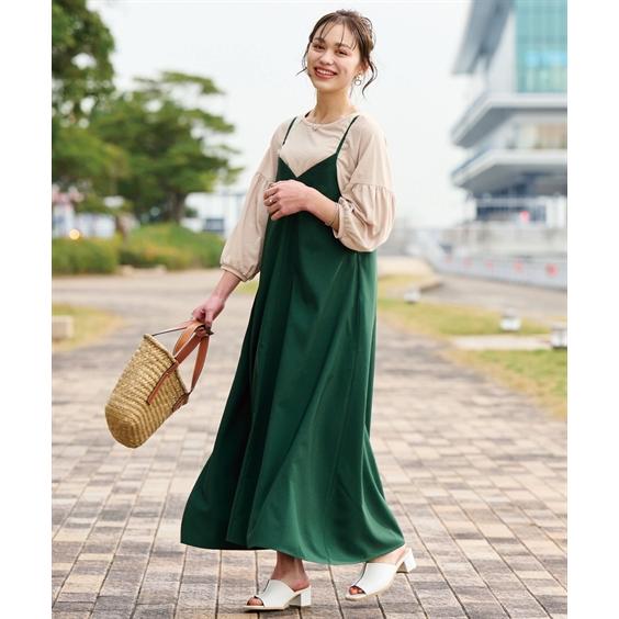 SMILELAND ワンピース 大きいサイズ 落ち感を楽しむゆるやかA SMILELAND ワンピース 大きいサイズ 落ち感を楽しむゆるやかA