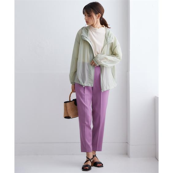 SMILELAND 大きいサイズ レディース アウター シアー素材