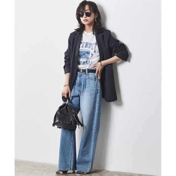 メル96394 Lサイズの1番スタイル SMILELAND 大きいサイズ レディース トップス アラン柄ライン入