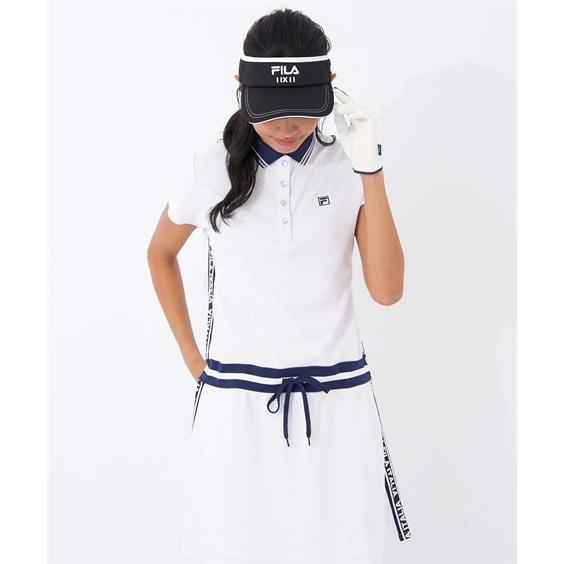 フィラゴルフ】ワンピース 4Lサイズ レッド 鹿の子 レディース