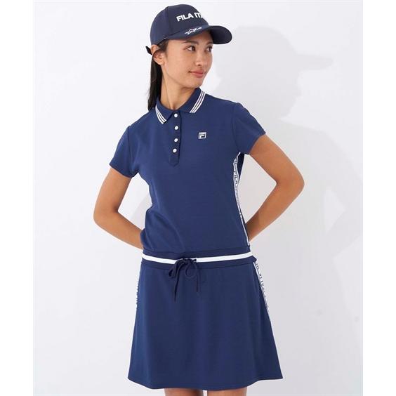 【フィラゴルフ】ワンピース　4Lサイズ　レッド　鹿の子　　レディース　ゴルフ フィラゴルフ】ワンピース 4Lサイズ レッド 鹿の子 レディース