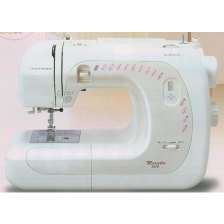 JANOME（ジャノメ） ジャノメミシンマリエッタ7070+サイドカッター付+ 