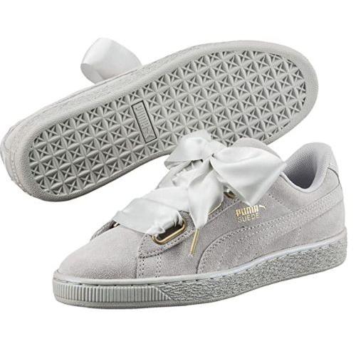 Puma プーマ Suede Heart Satin Wmns スウェード ハート サテン リボン スニーカー 02 レディース グレー スマイルnet 通販 Yahoo ショッピング