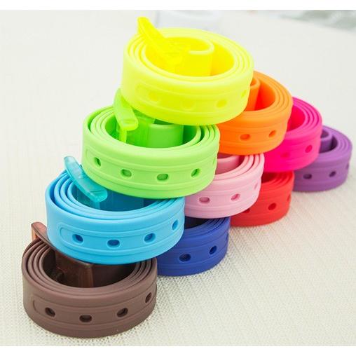 カラフル シリコン ベルト 10色 / 10カラー ホワイト ブラック ライト