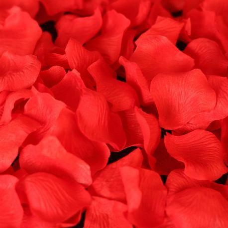 送料無料 フラワーシャワー バラ の 花びら 赤 レッド 900枚 セット