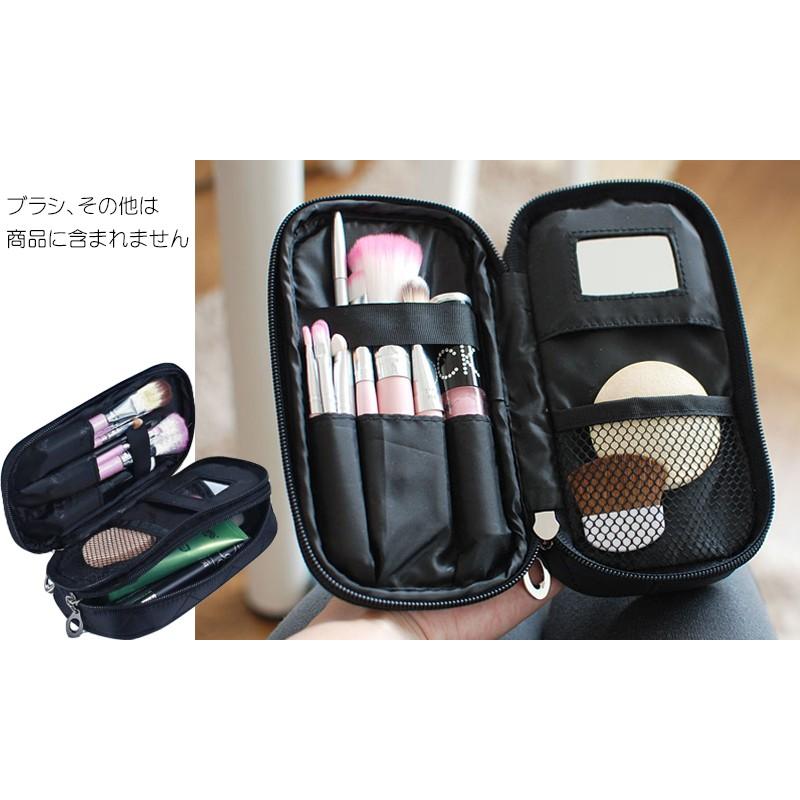 送料無料 化粧ポーチ ブラック / ファッション ファッション小物