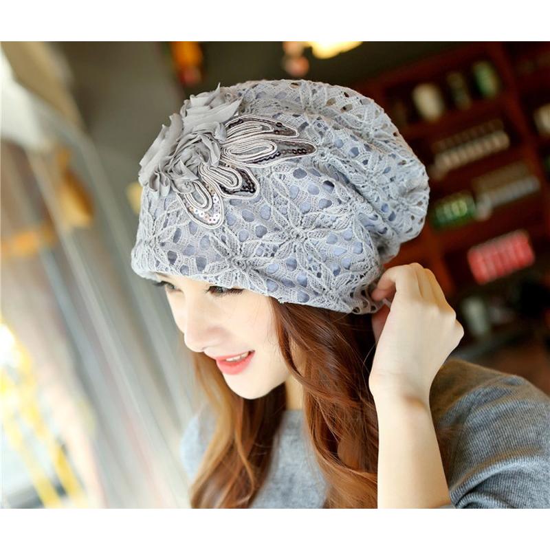 送料無料 レースキャップ レディース 全3色 / ファッション
