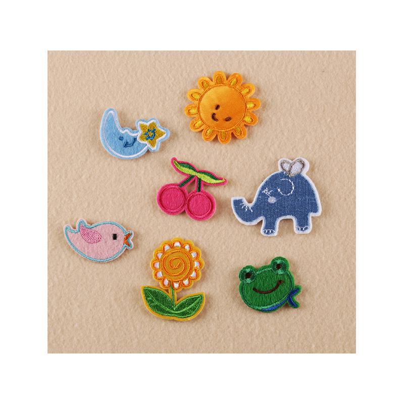 送料無料 子供 ワッペン 20枚 セット 刺繍 刺繍ワッペン DIY 目印